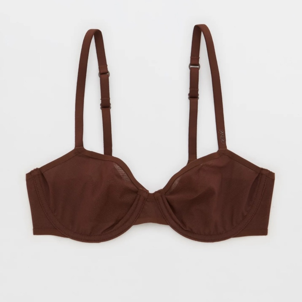 Smoothez by Aerie Balconette mesh unlined bra